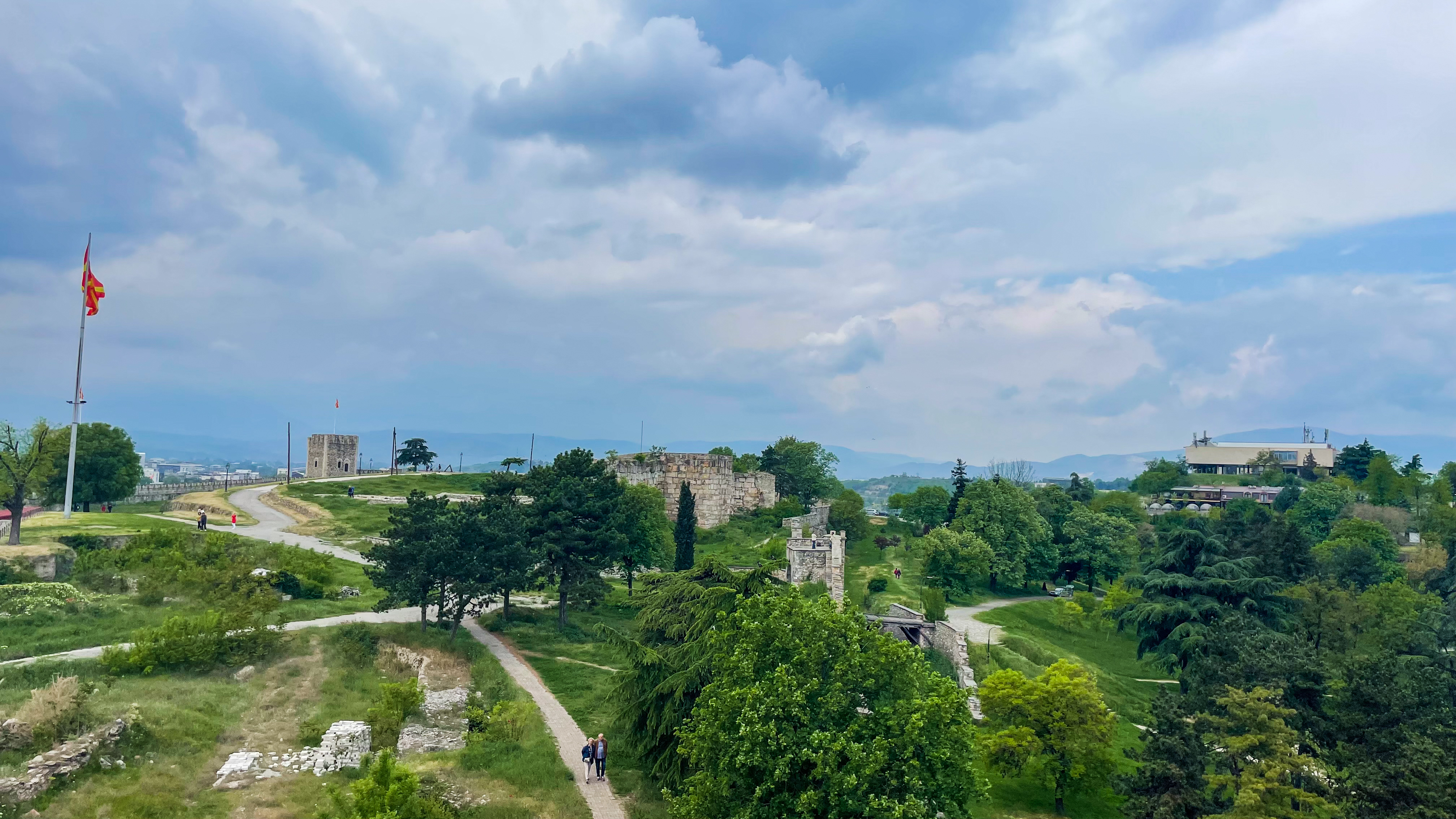 Remparts de la forteresse de Skopje