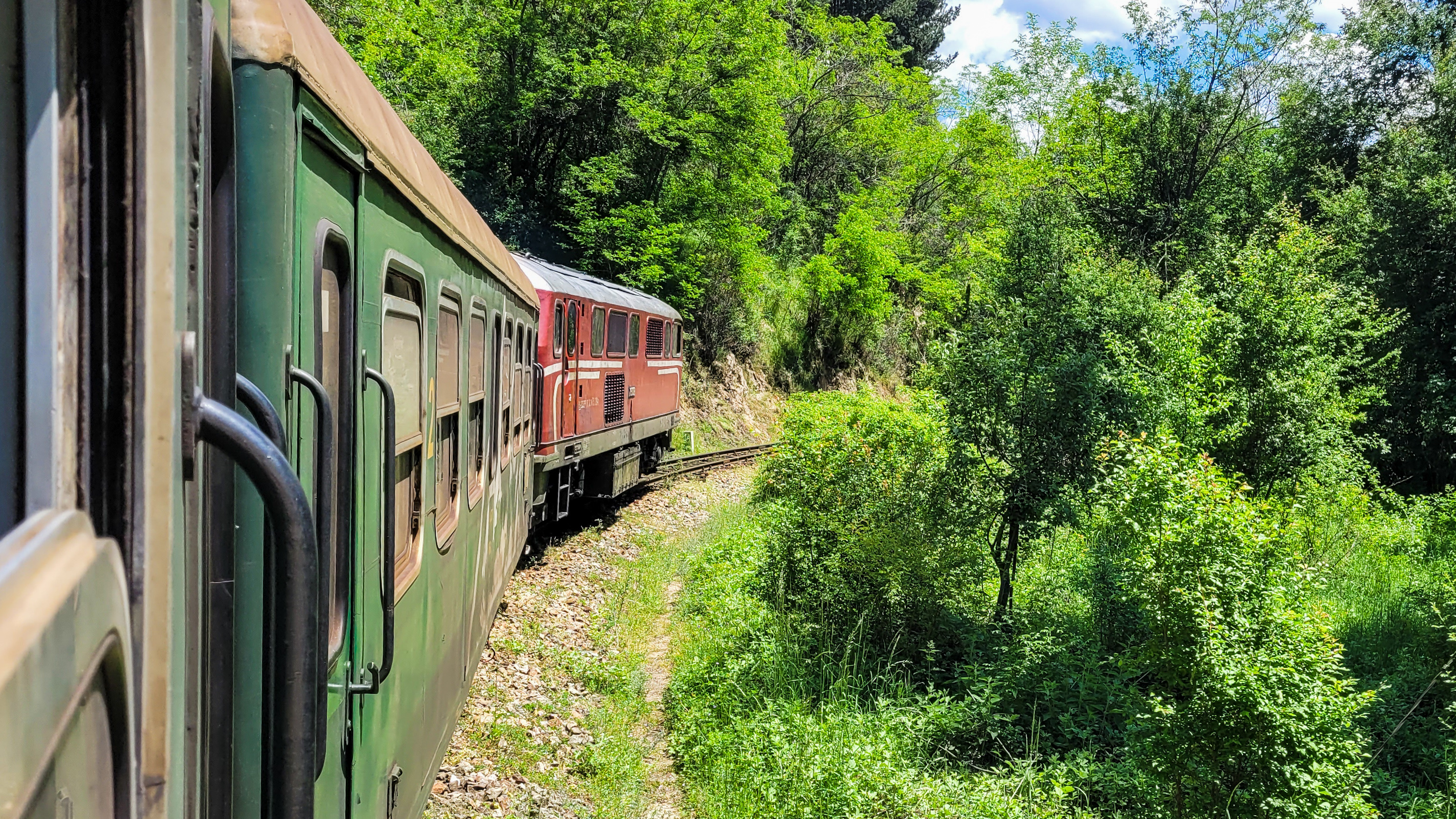 Photographie du train des Rhodopes