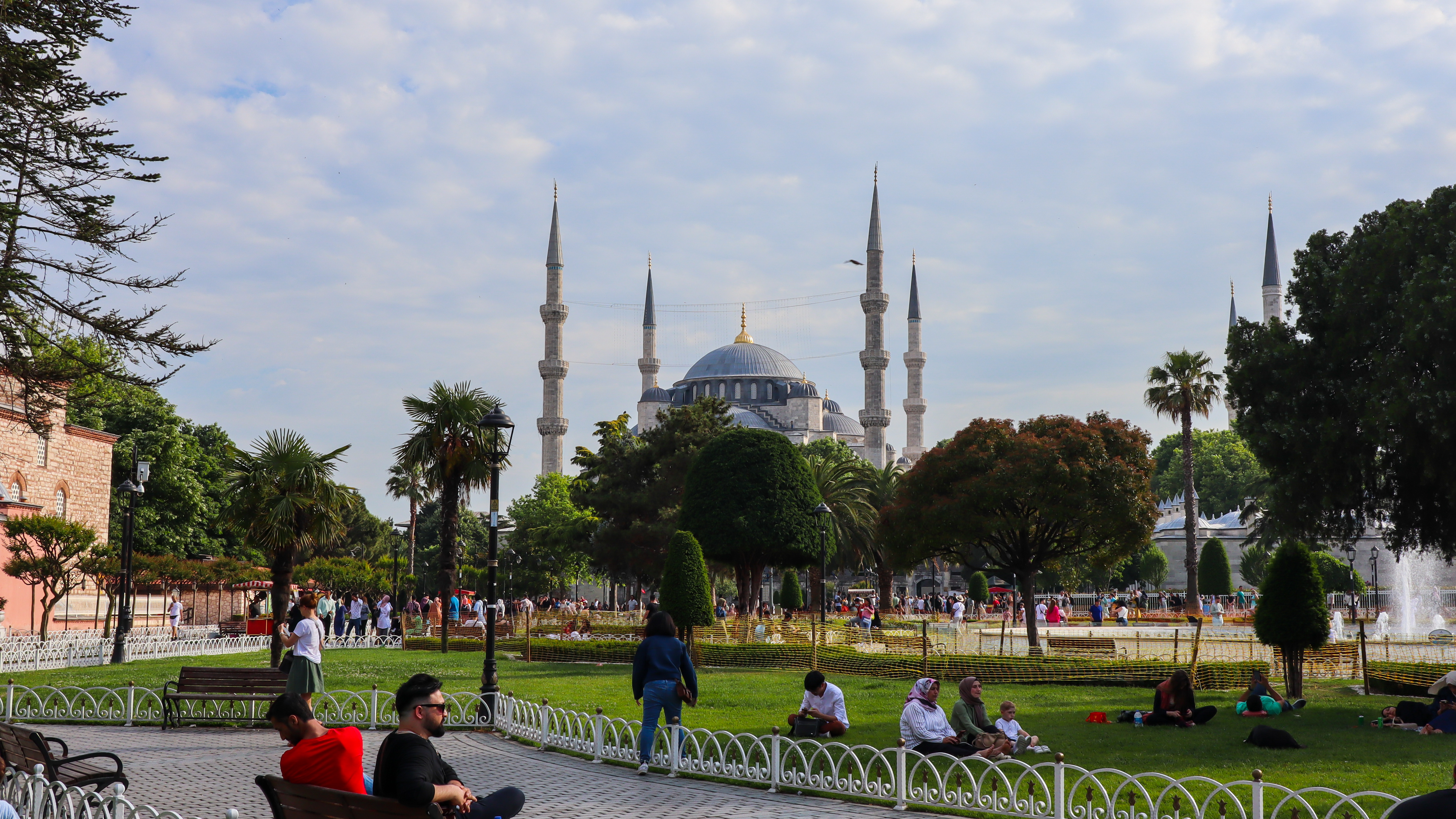 Vue de la très célèbre Mosquée Bleue