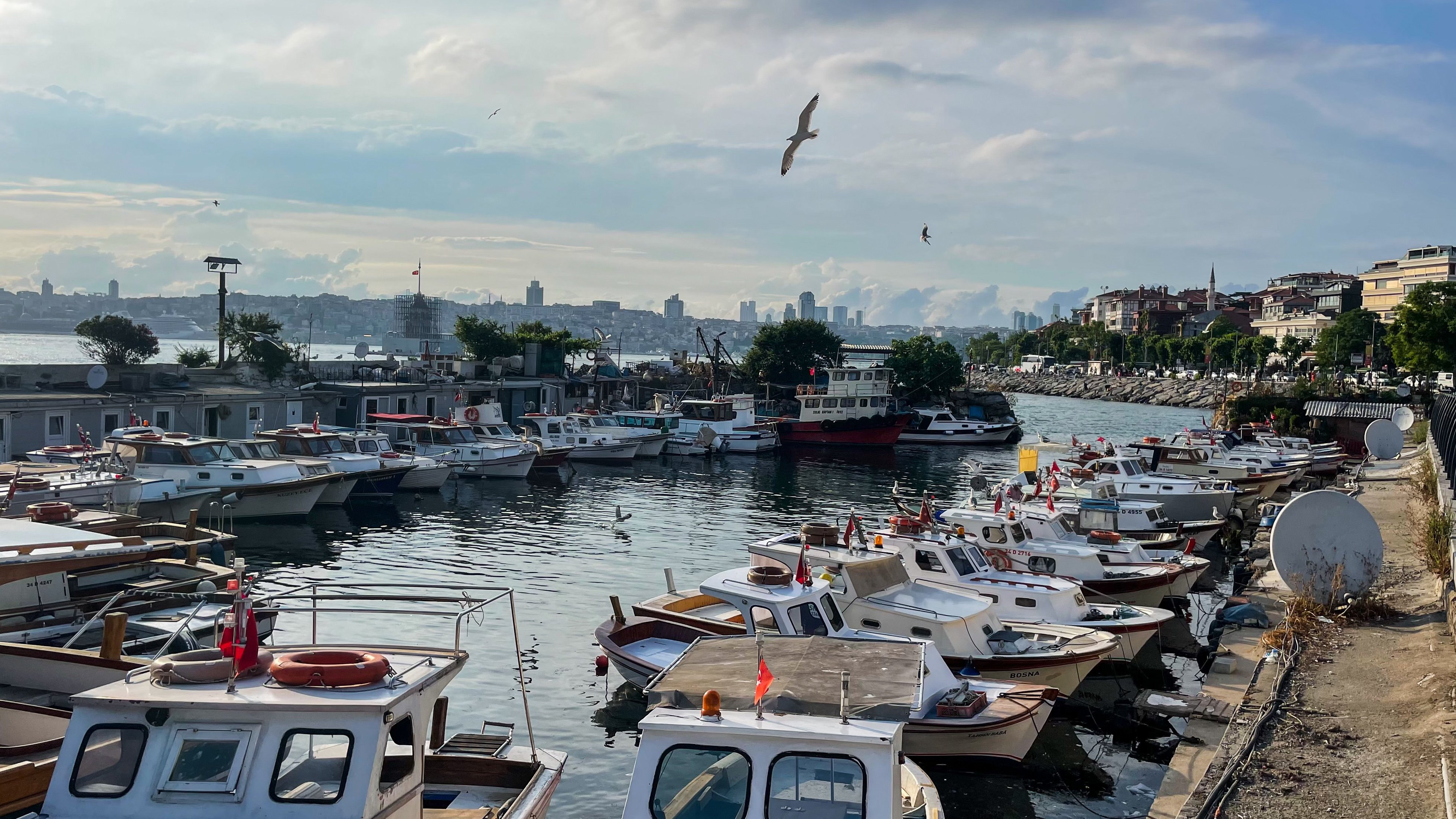 Petit port du côté asiatique d'Istanbul