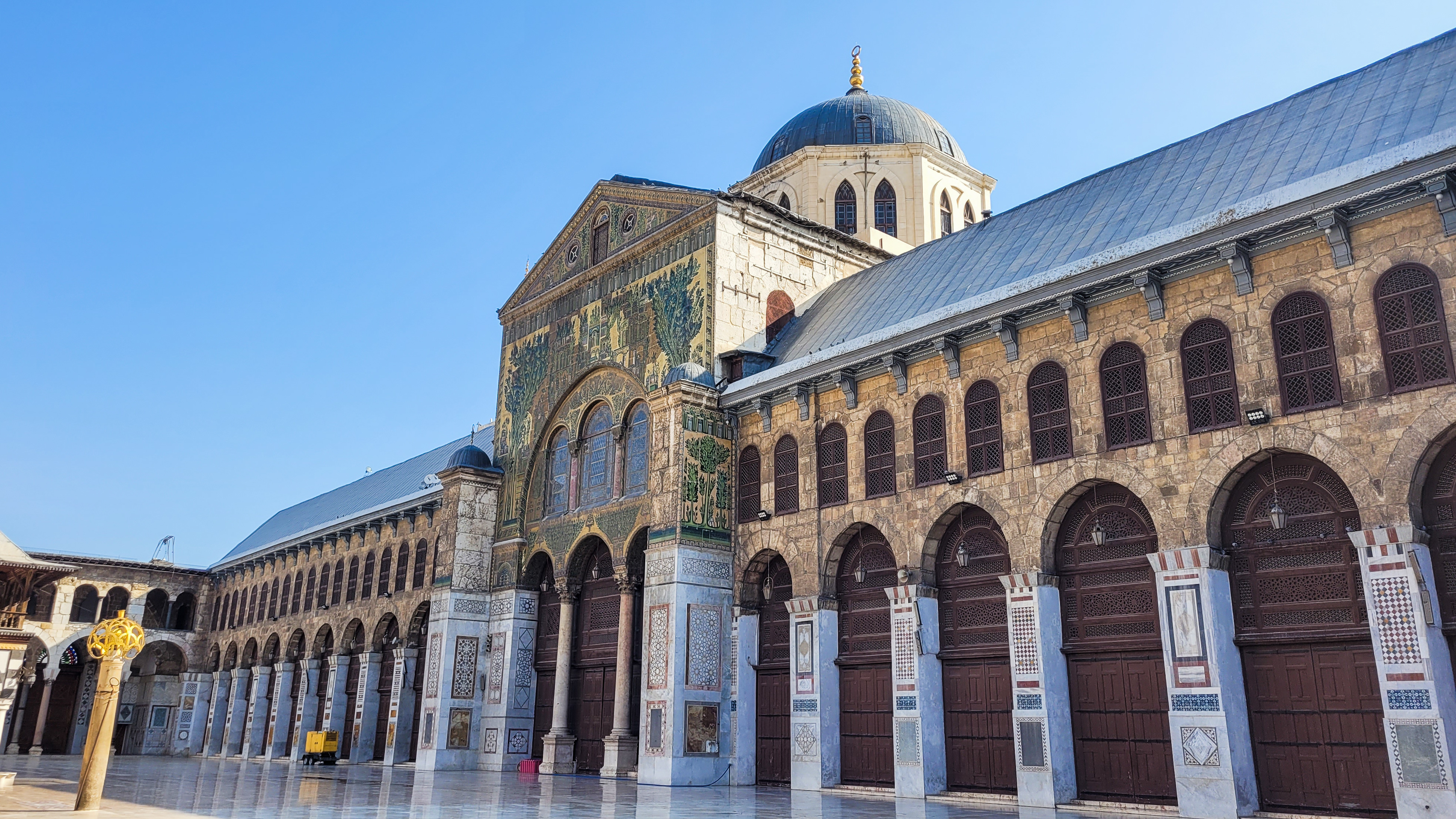 Façade byzantine de la Grande Mosquée des Omeyyades