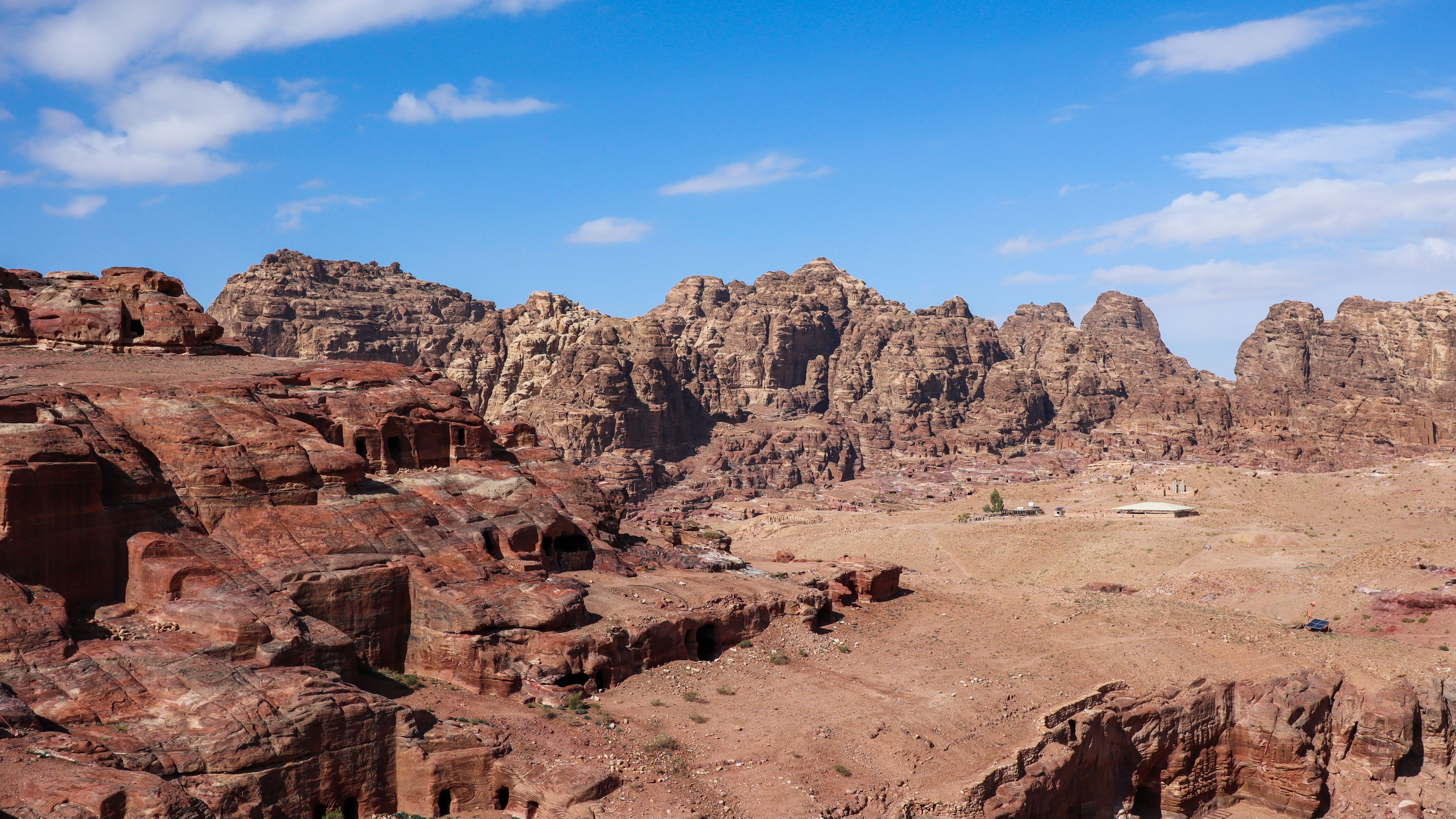 Panorama depuis les hauteurs de Petra