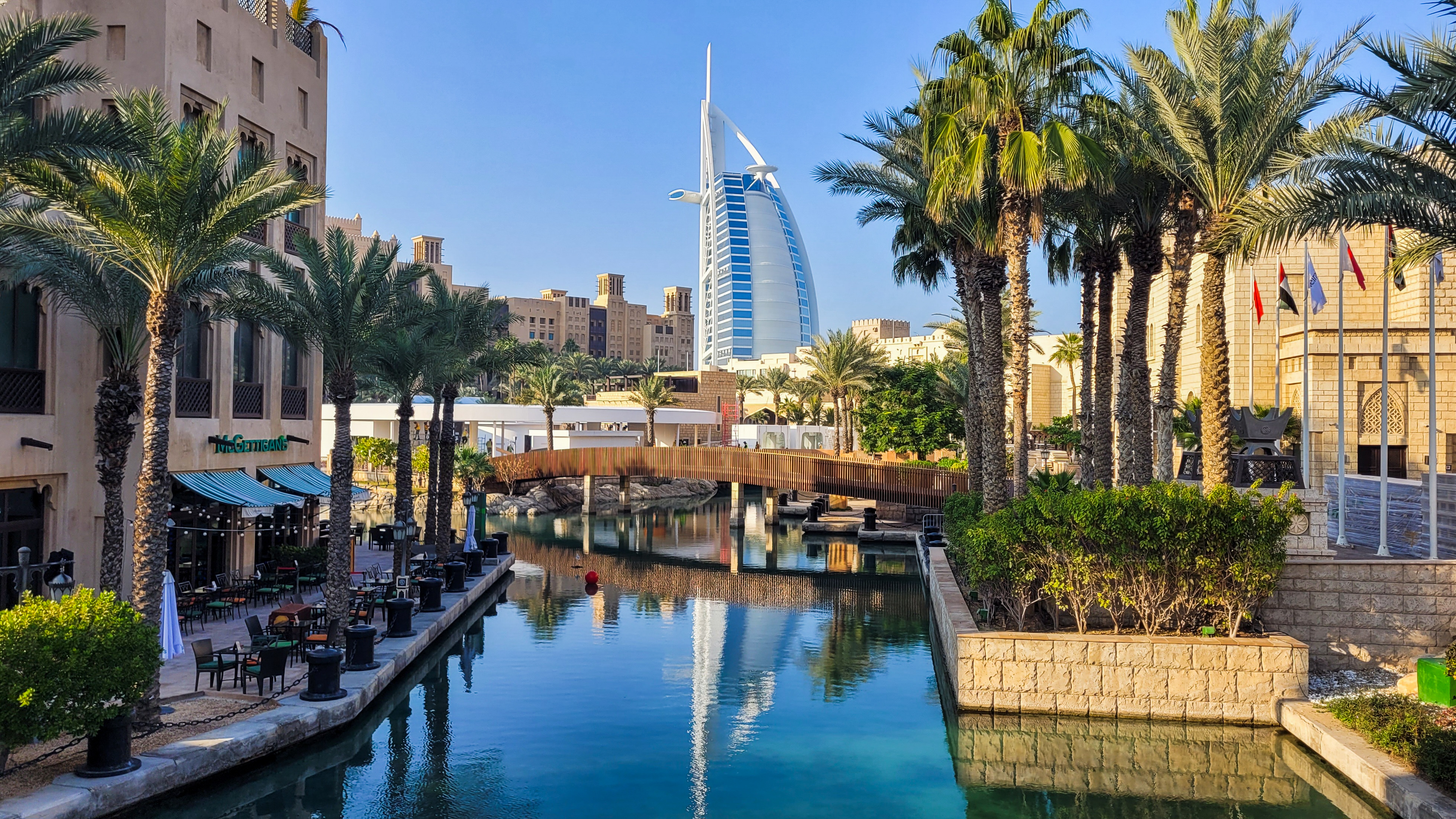 Les alentours luxueux du Burj Al Arab